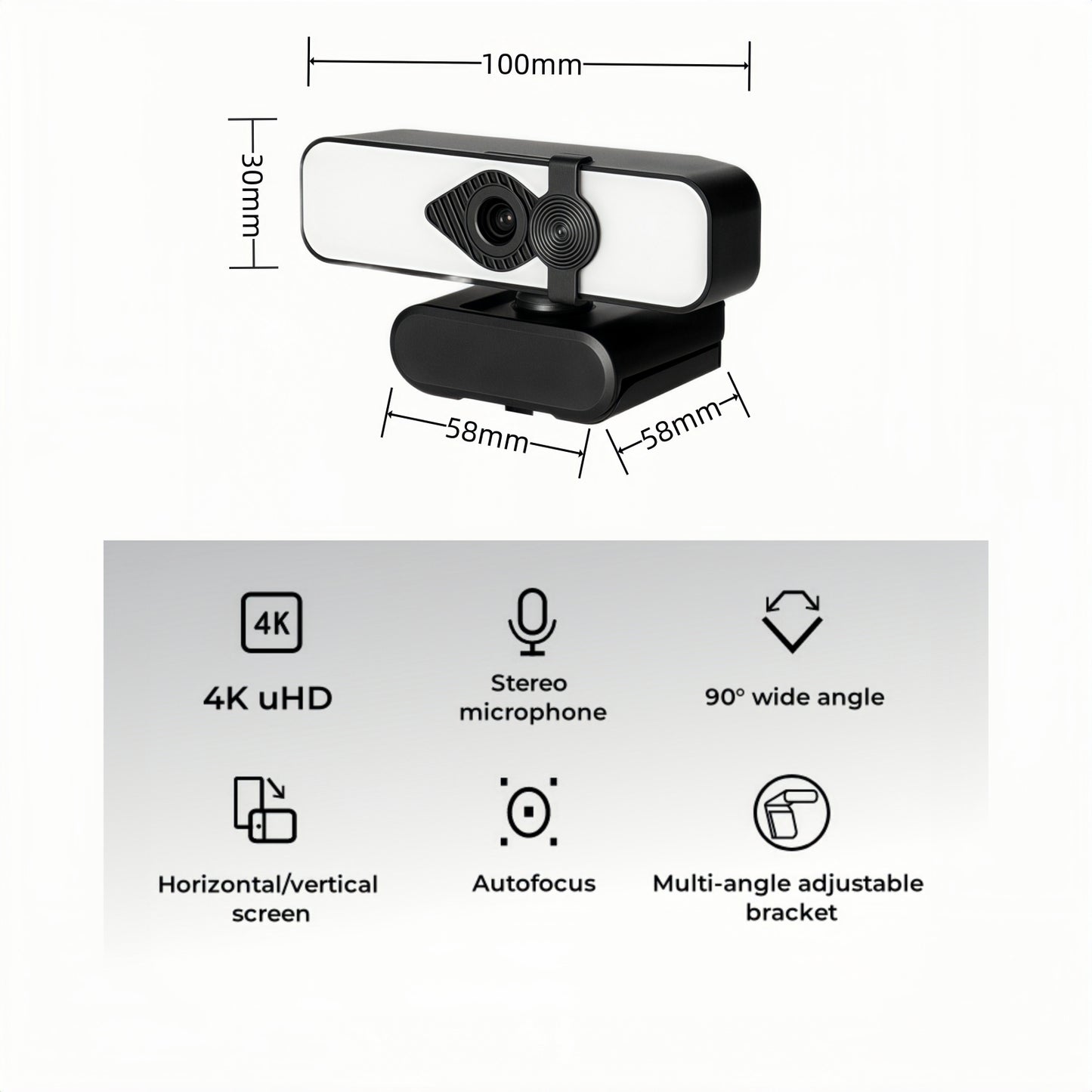 DreamFlower 4k high-definition Computer camera