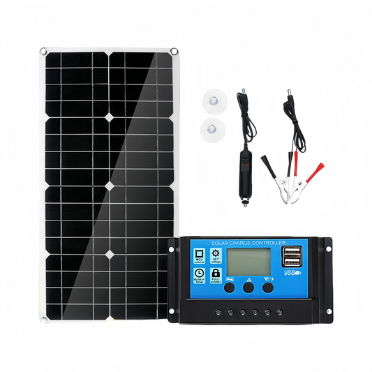 DreamFlower Portable 25W18V Photovoltaic Solar Panel Kit