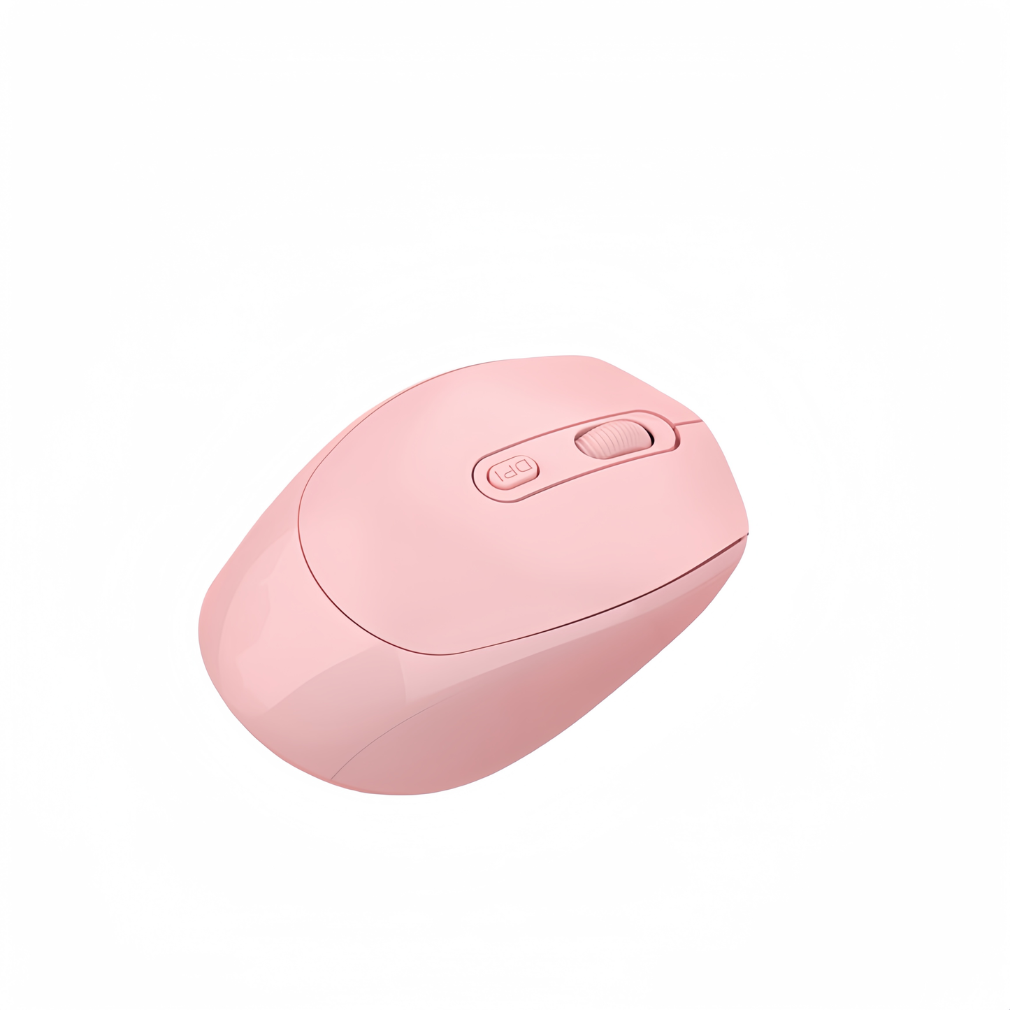 BsrFirst Silent Wireless Mouse,Rechargeable Bluetooth Mouse, Mouse with Adjustable Sensitivity-Pink