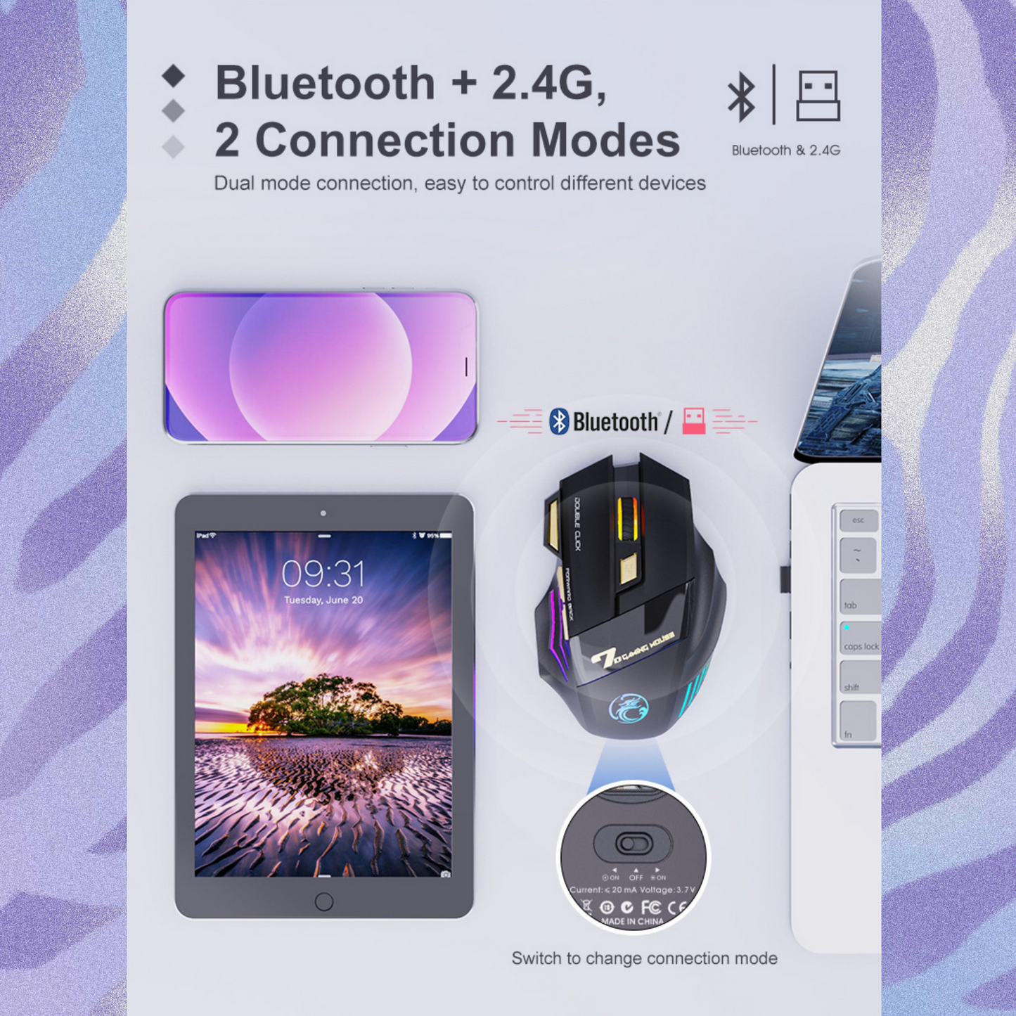 DreamFlower Bluetooth mouse