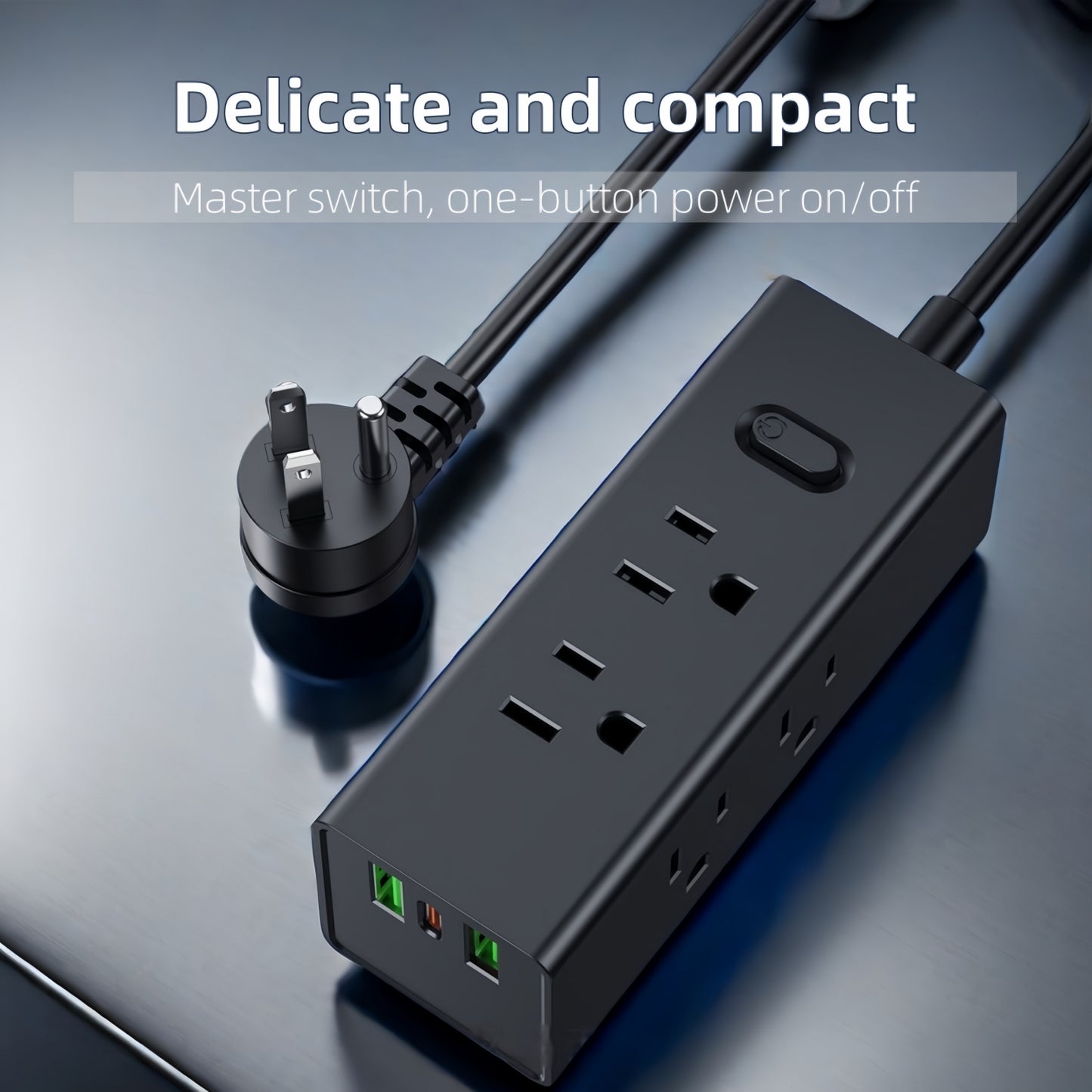 BsrFirst upgraded dual-purpose power strip, suitable for office and home, USB+Type-c interface