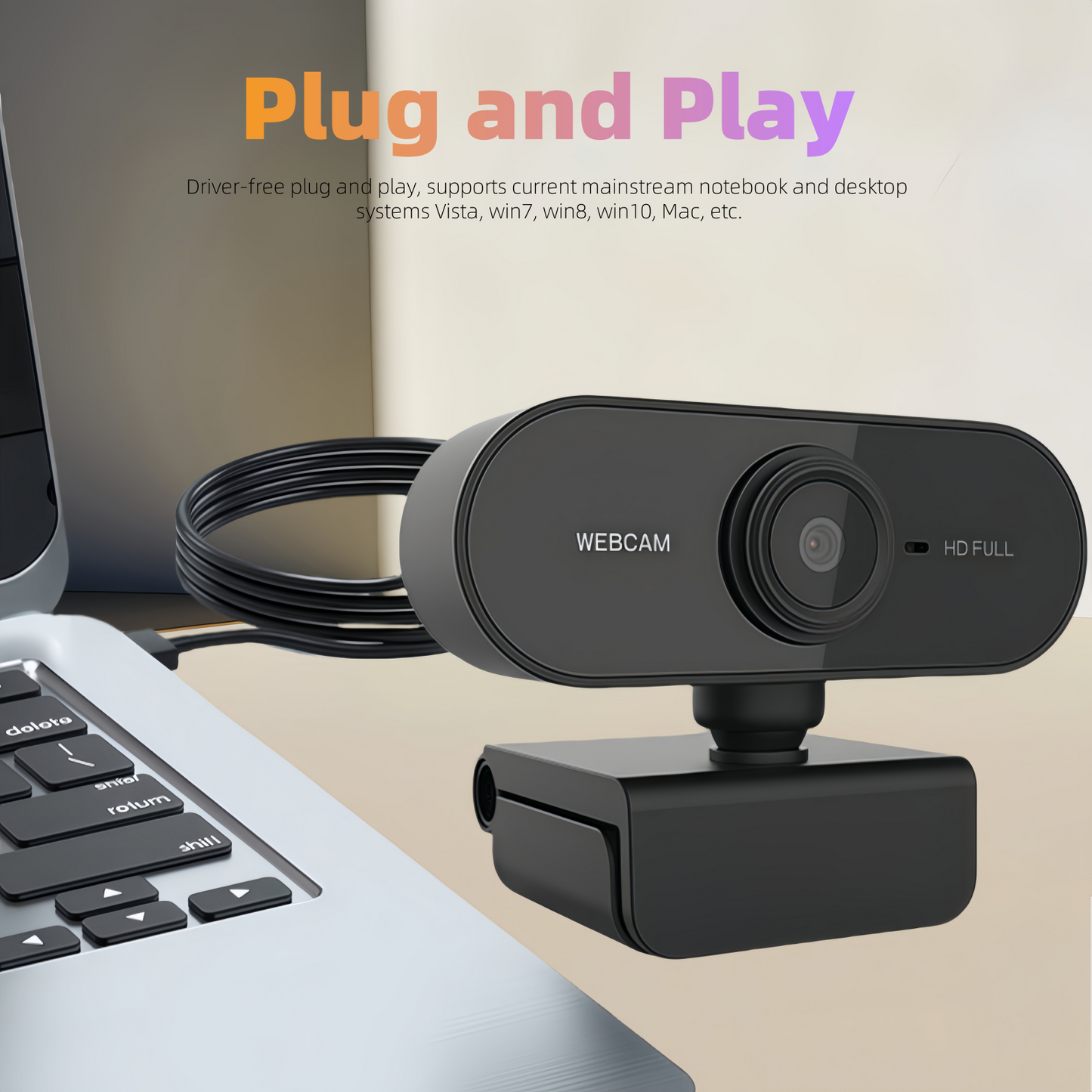 BsrFirst Computer Camera 1080P HD Camera