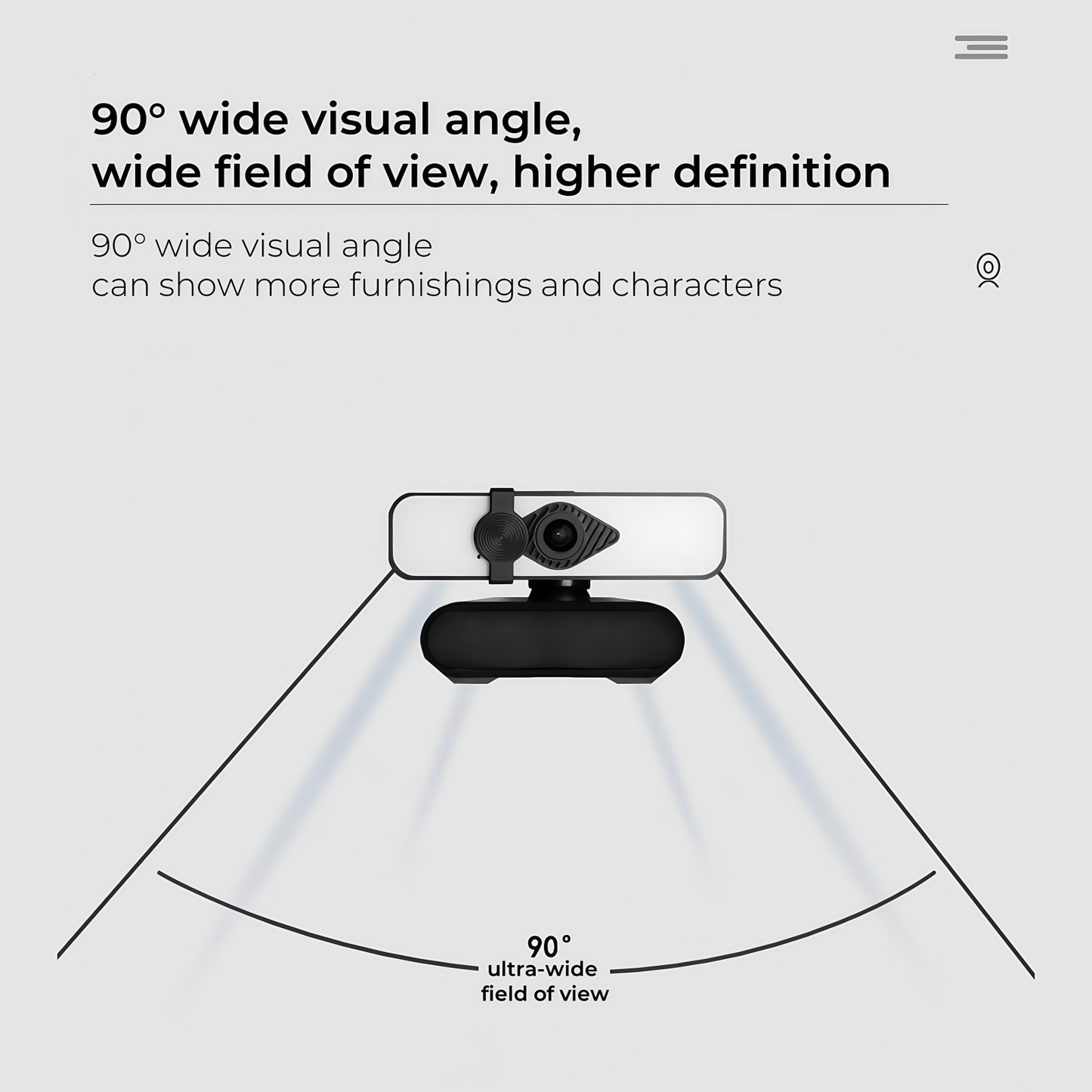 DreamFlower 4k high-definition Computer camera